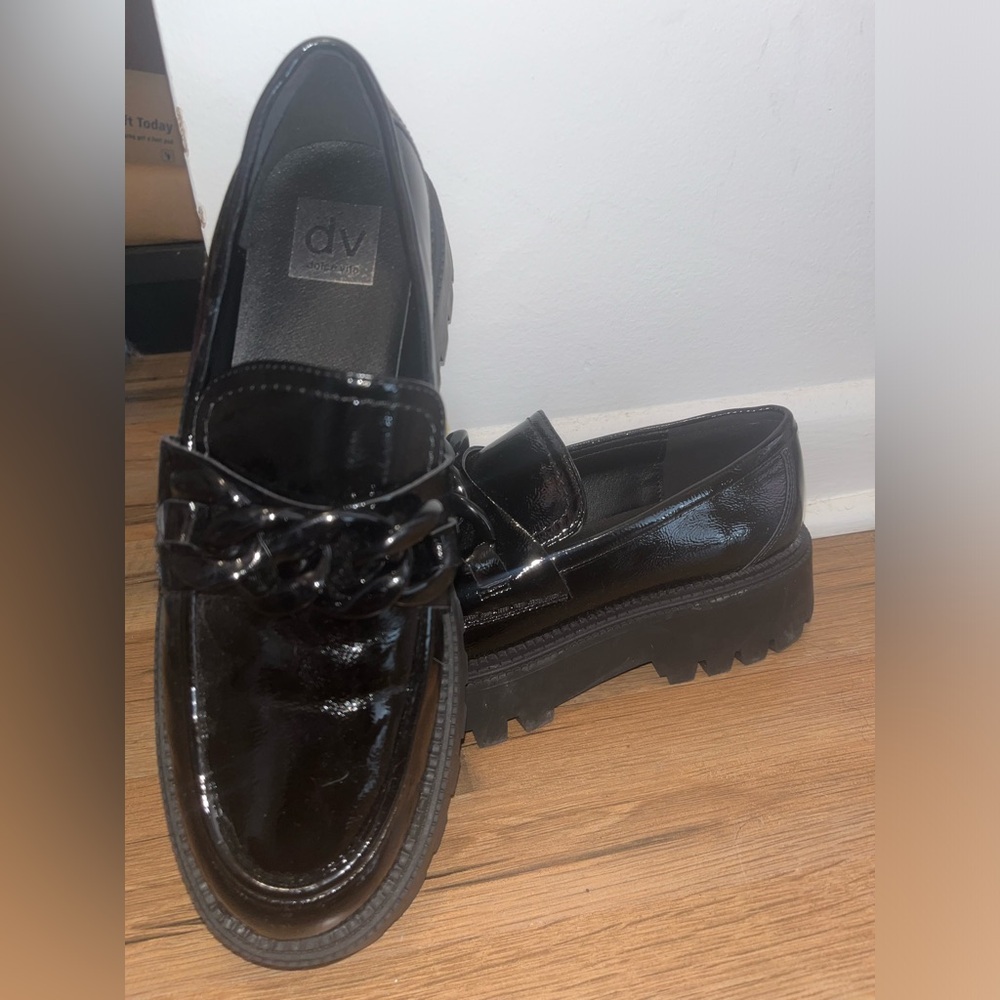 Dolce Vita Black Patent Loafers